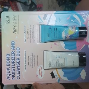 NWT - Belif Aqua Bomb True cream & Jelly cleanser💦🌊